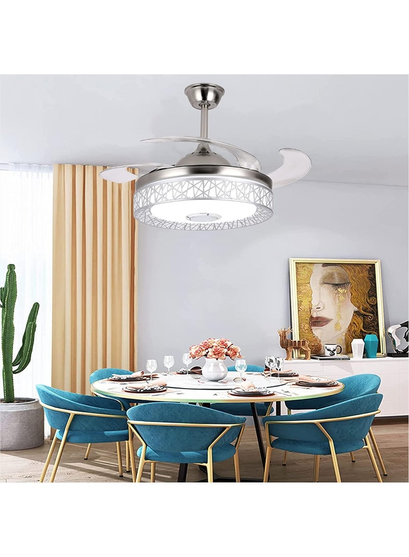 شروق الشمس مروحة سقف مع ضوء LED وجهاز تحكم عن بعد - Image 2