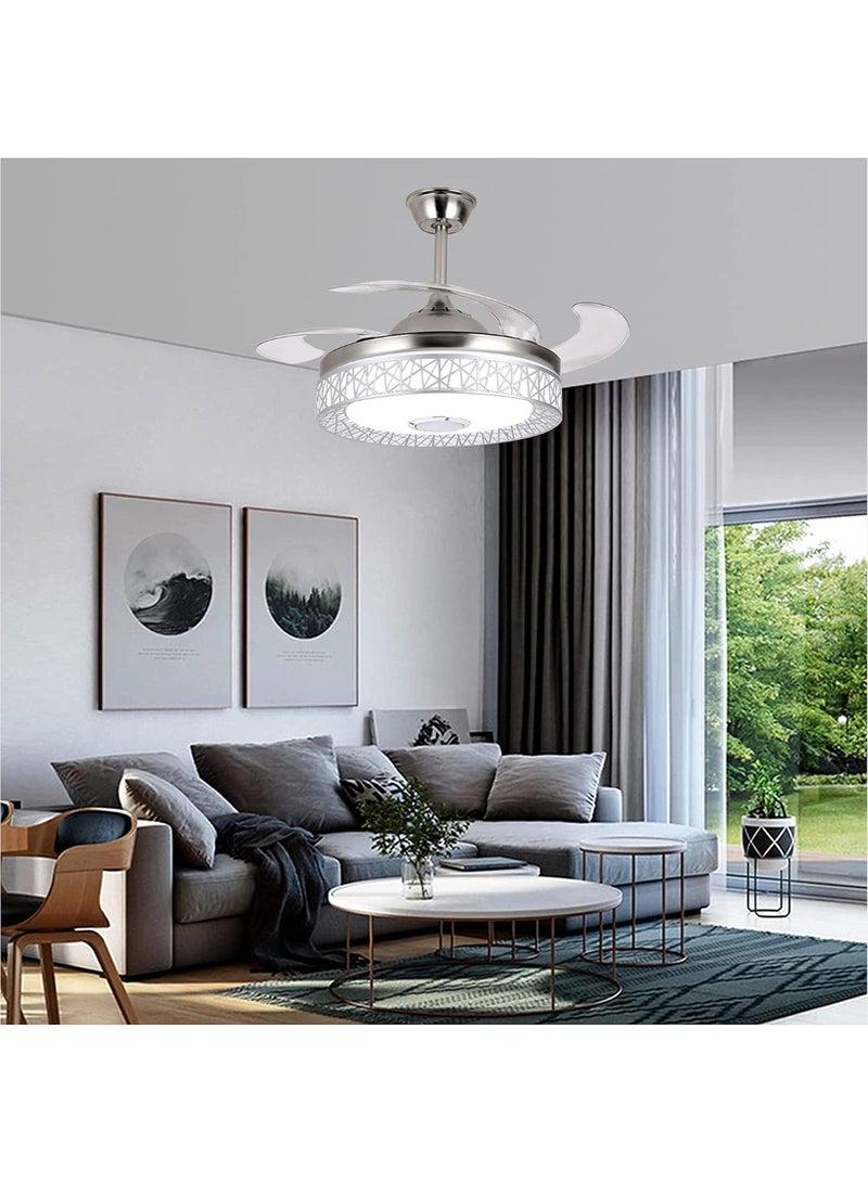 شروق الشمس مروحة سقف مع ضوء LED وجهاز تحكم عن بعد - Image 3