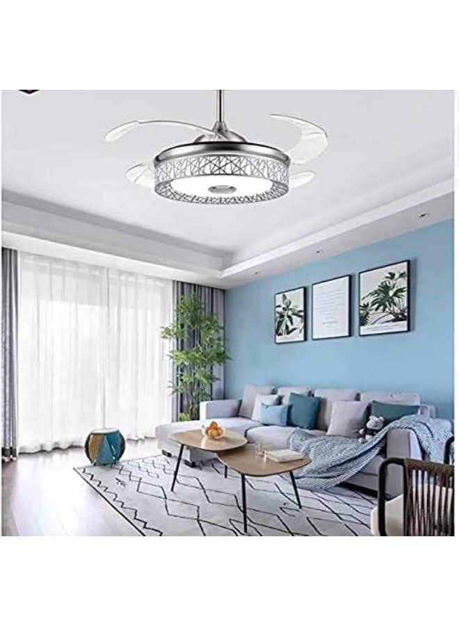 شروق الشمس مروحة سقف مع ضوء LED وجهاز تحكم عن بعد - Image 4