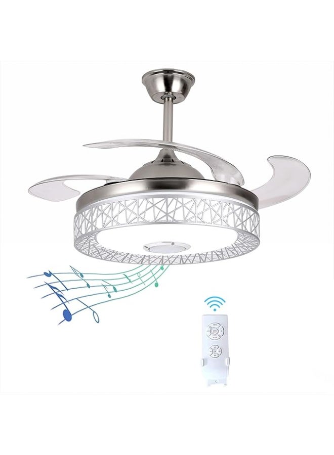 شروق الشمس مروحة سقف مع ضوء LED وجهاز تحكم عن بعد - Image 1