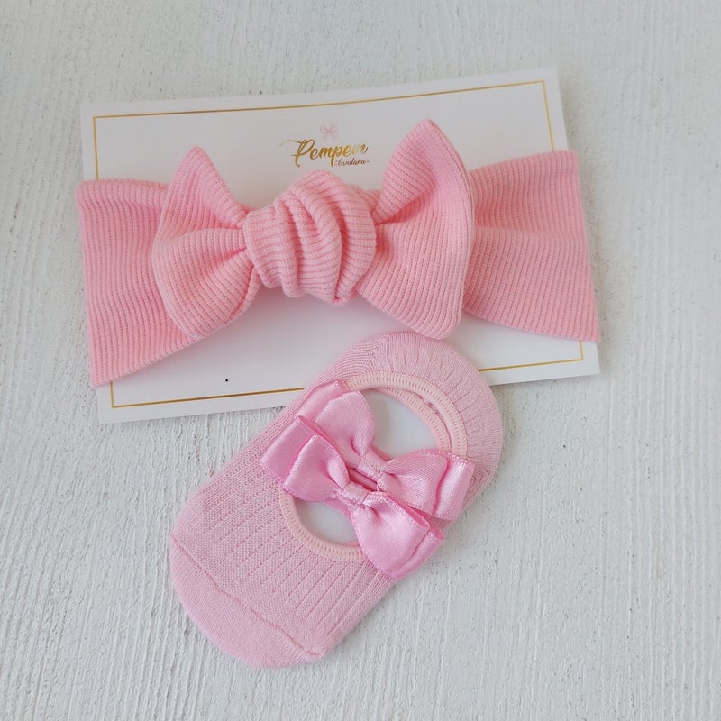 Pempem Bandana Baby Girl Bandana Socks Set 
