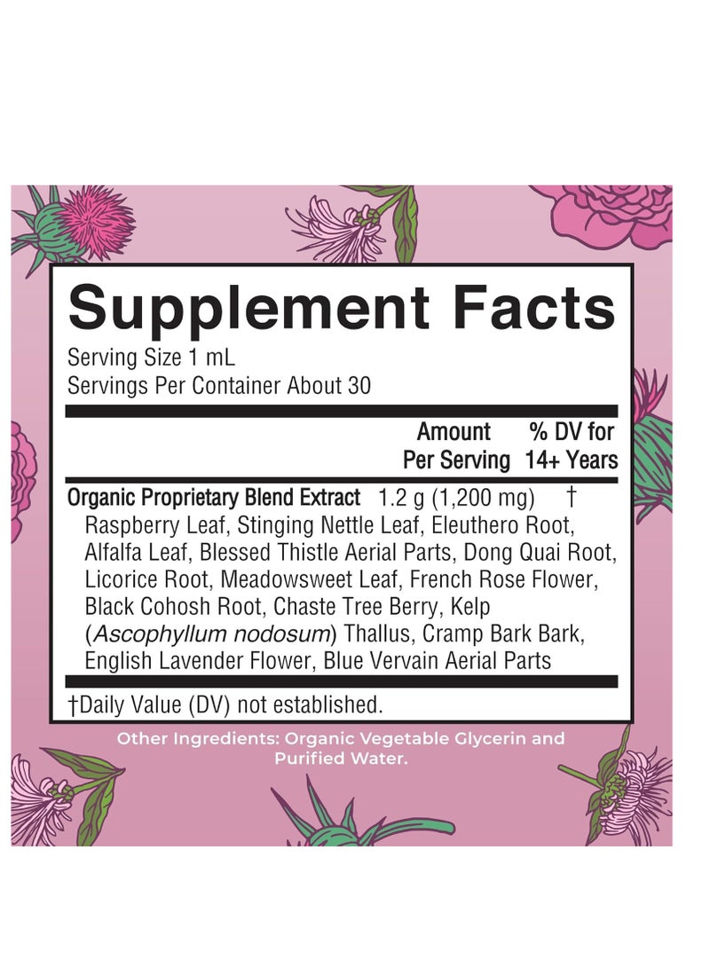 MaryRuth's Organic Women's Wellness & Menstrual Support 1fl oz 30ml - Image 2