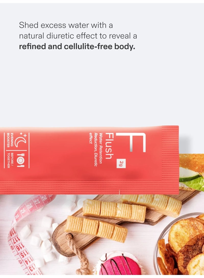 Onecare SuperFIT Flush Body Wellness Supplement Drink 30 Sachets, Daily Beauty Drink for Smooth-Looking Skin, Hydration Routine, Active Lifestyle & Body Care Support - Image 4