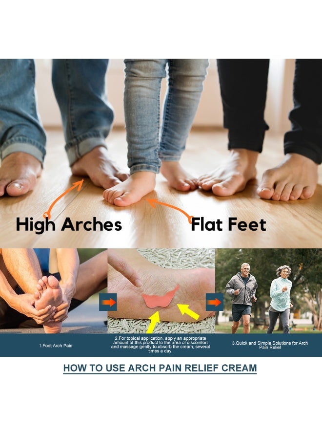 سوميفون كريم لتخفيف الآلام Rch - 3 قطع ، مستخلص عشبي طبيعي ، يخفف من آلام القوس - Image 4