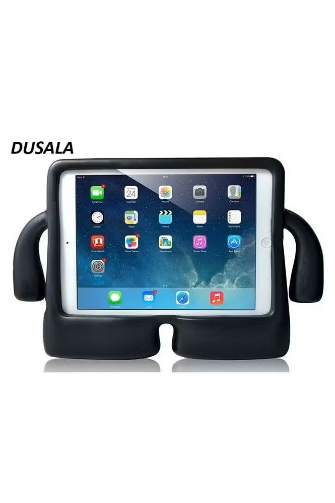 DUSALA Kids Shock‑Proof EVA Case with Handle & Stand for iPad Pro 11 Inch Bright Durable Cover(Black)
