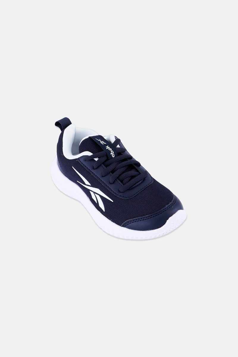 Reebok Toddlers Boy Horizon Run Lace Up Running Shoes, Navy - Image 1