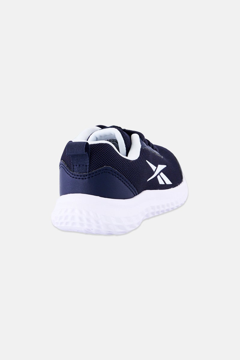 Reebok Toddlers Boy Horizon Run Lace Up Running Shoes, Navy - Image 2