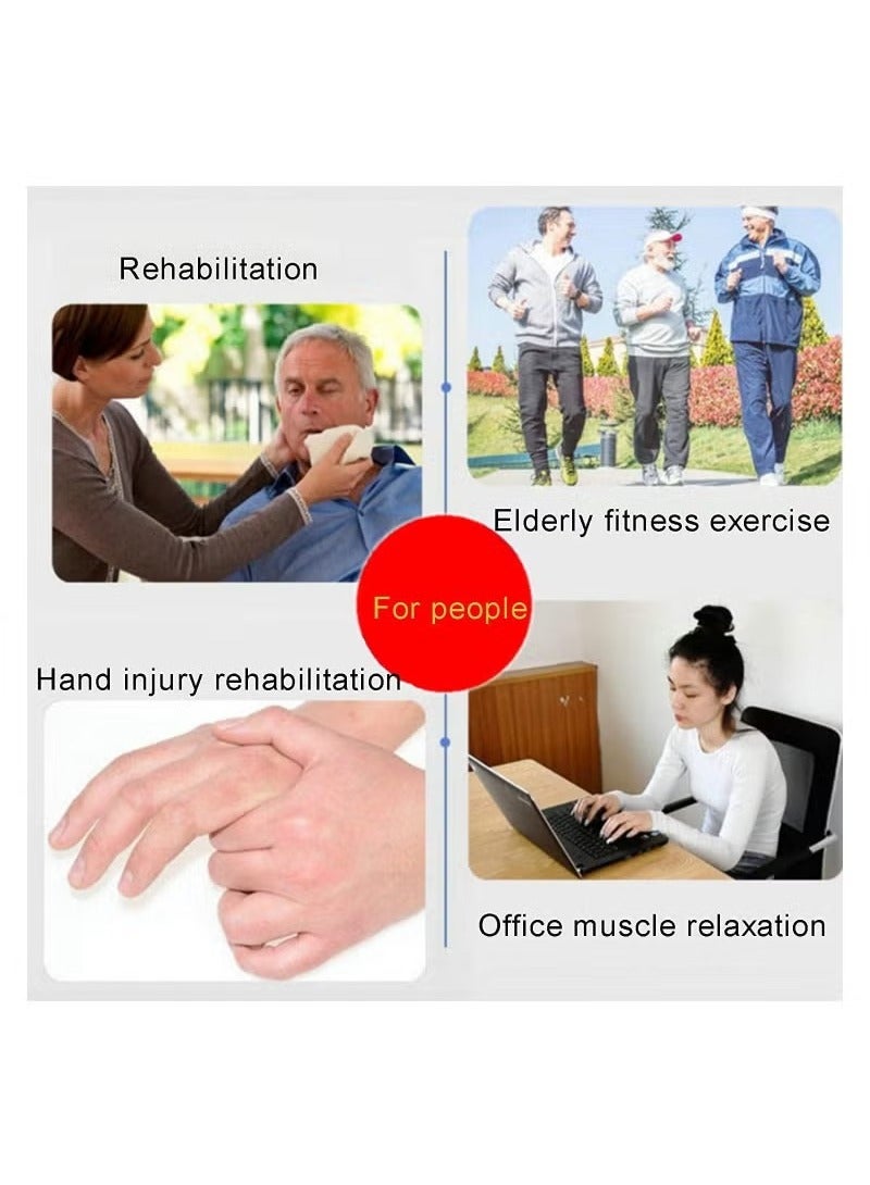 Bukela Fitness Sport Hand Gripper Ball Hand Exerciser Grip Strengthener Hand Therapy Squeeze Exercise Stress Ball Exerciser Strength Training Gym Finger Trainer - Image 4