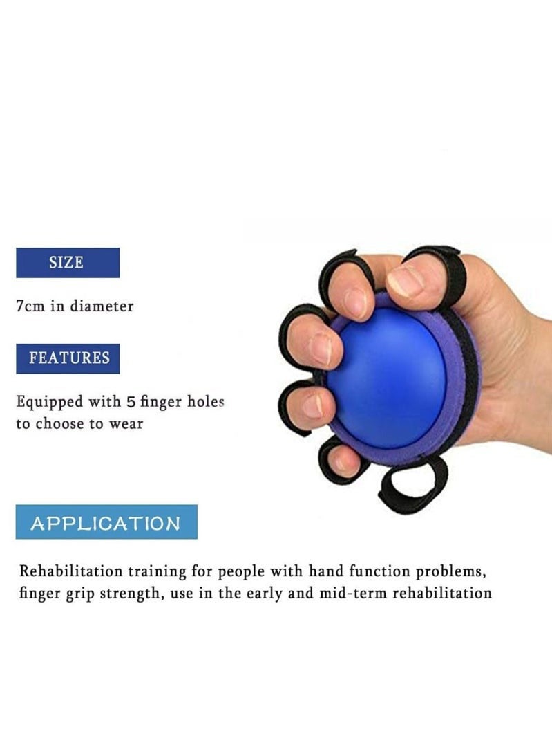 Bukela Fitness Sport Hand Gripper Ball Hand Exerciser Grip Strengthener Hand Therapy Squeeze Exercise Stress Ball Exerciser Strength Training Gym Finger Trainer - Image 2