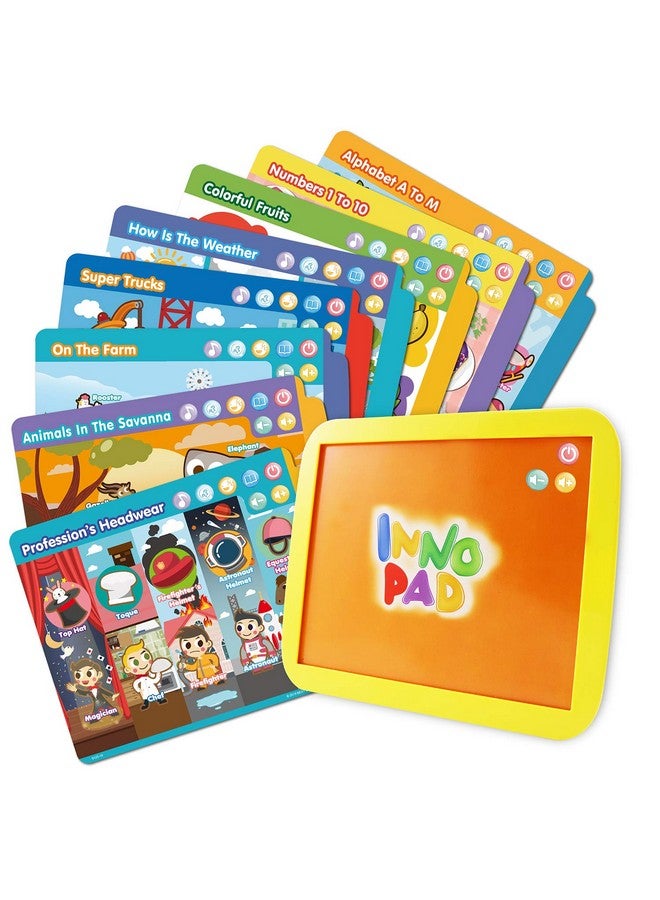 بست ليرنينج Inno Pad Smart Fun Lessons التعليمية لعبة الكمبيوتر اللوحي لتعلم الحروف الأبجدية والأرقام والألوان والأشكال والحيوانات ووقت النقل للأطفال الصغار الذين تتراوح أعمارهم بين 2 إلى 5 سنوات - Image 1