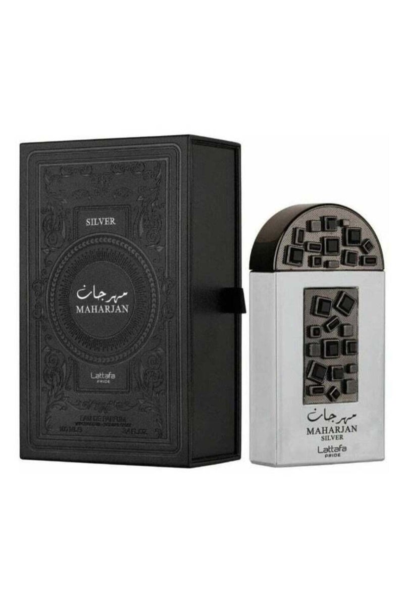 Lattafa PRIDE Maharjan Silver Eau De Parfum - 100ml | Unisex Floral Woody Musk Fragrance