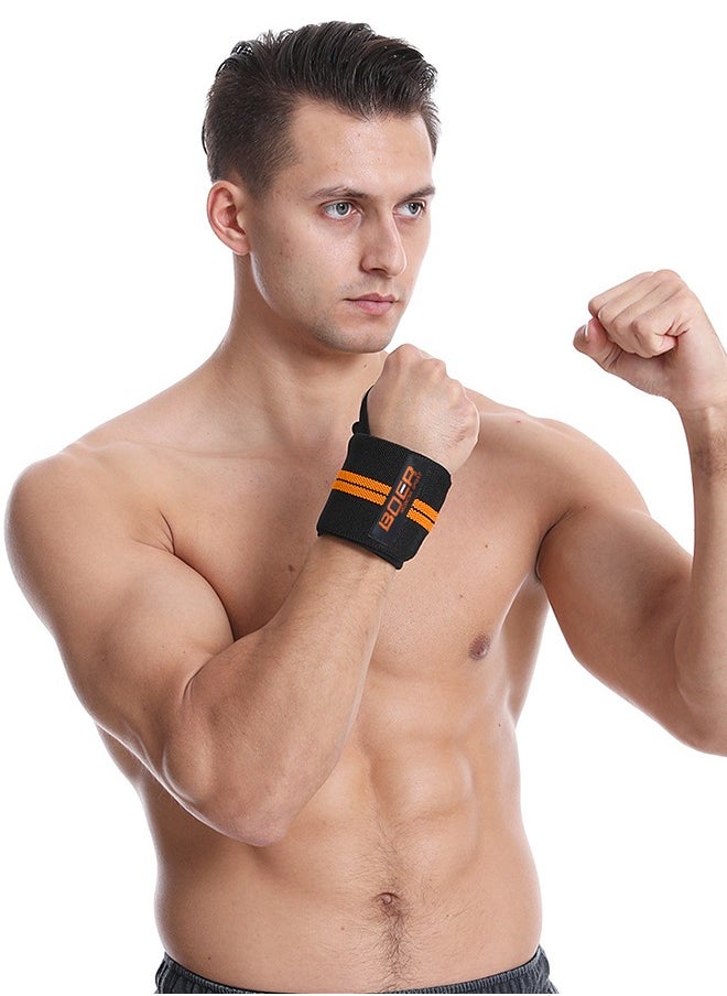 GROIC - Wrist Wraps for Weightlifting,19" Professional Grade with Thumb Loops Wrist Support Braces for Working Out, Weight Lifting, Crossfit, Powerlifting, Strength Training, Brace Wrists Avoid Injury - Image 1