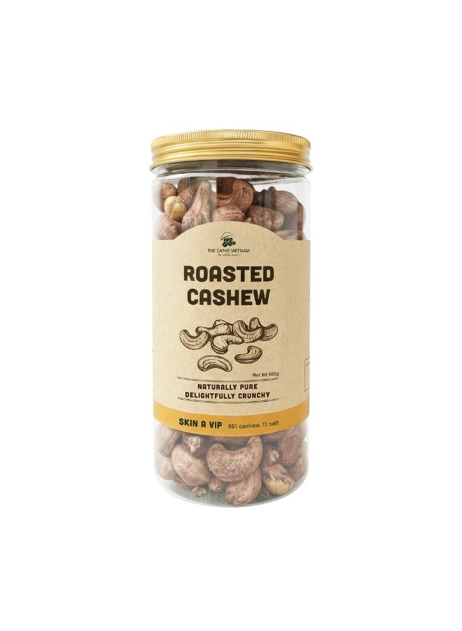 The Caphe Vietnam Coffee & Cashew Gift Set 500g + 500g | Specialty Arabica Whole Bean | Wood Fire Roasted Cashew, Salted Skin-On | Premium Snack & Gift Combo - Image 3