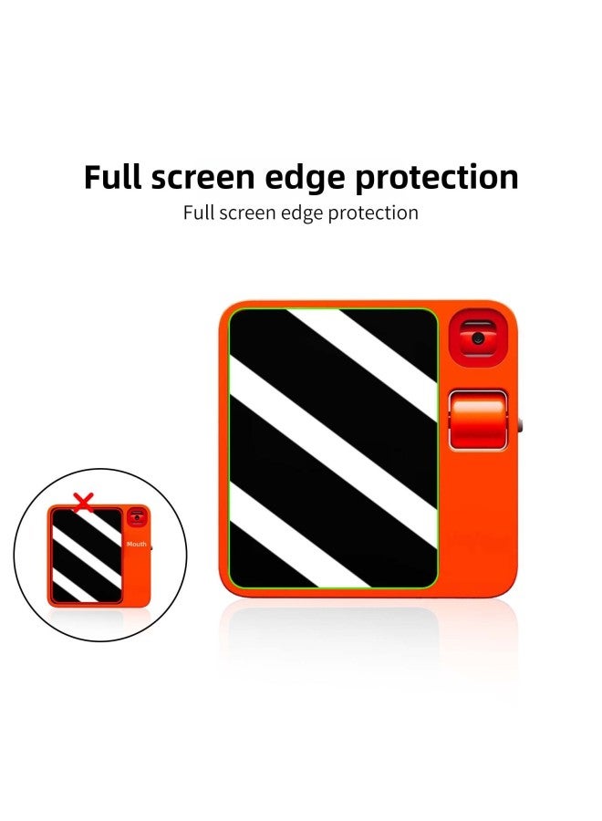 General Rabbit R1 Handheld Computer Ai Artificial Intelligence Equipment Accessories Pet High-Definition Protective Film 2 Pieces-Color:Transparent  - Image 1