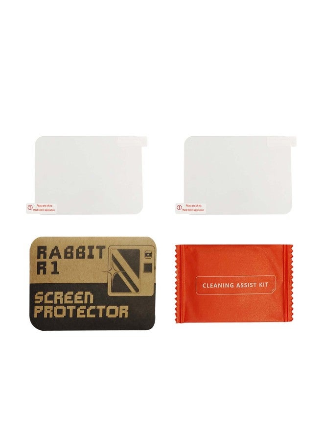 General Rabbit R1 Handheld Computer Ai Artificial Intelligence Equipment Accessories Pet High-Definition Protective Film 2 Pieces-Color:Transparent  - Image 4