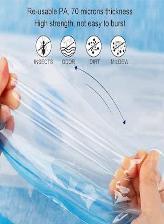 JAWL Multi Purpose Vacuum Storage Reusable Zip lock Smart Space Saver Bags with Hand Pump for Travel. - Image 5