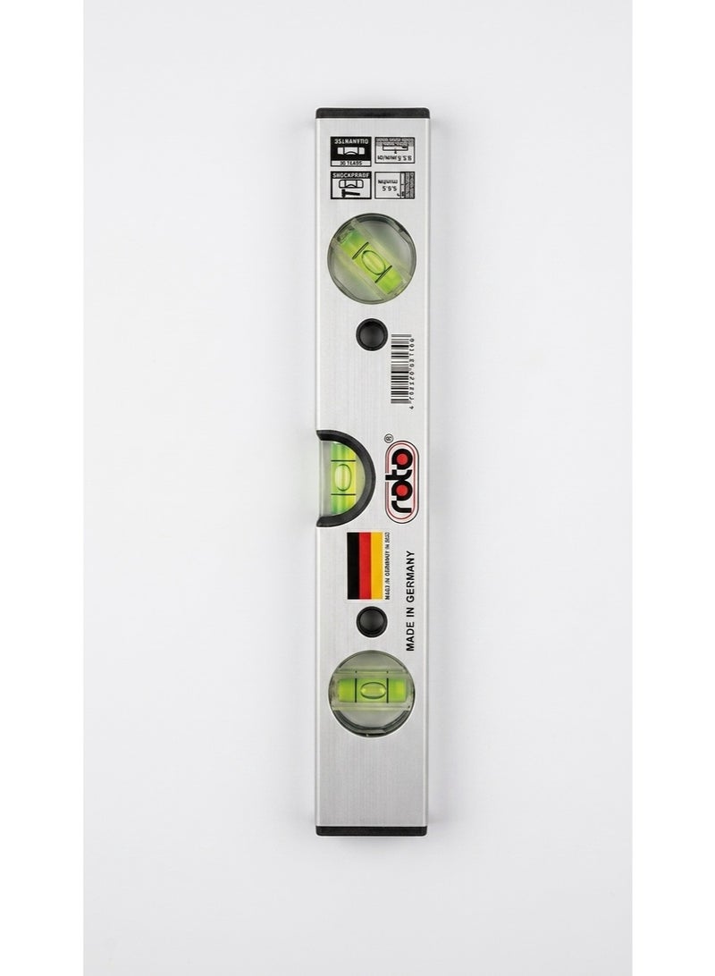 Heavy-Duty 12-Inch Magnetic Spirit Level – Professional Grade 3-Vial Bubble Tool (Vertical, Horizontal, 45°) – Precision Leveling for Construction & DIY - Image 1