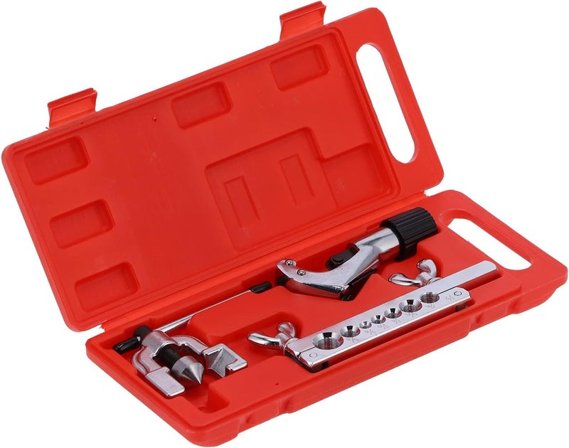 UPTODATETOOLS UPTODATETOOLS CT1226A Inch Size Flaring Tool Set Tube Expander Kit for Copper Aluminium Pipe Cutting Flaring  - Image 1