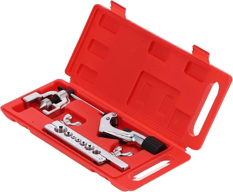 UPTODATETOOLS UPTODATETOOLS CT1226A Inch Size Flaring Tool Set Tube Expander Kit for Copper Aluminium Pipe Cutting Flaring  - Image 3
