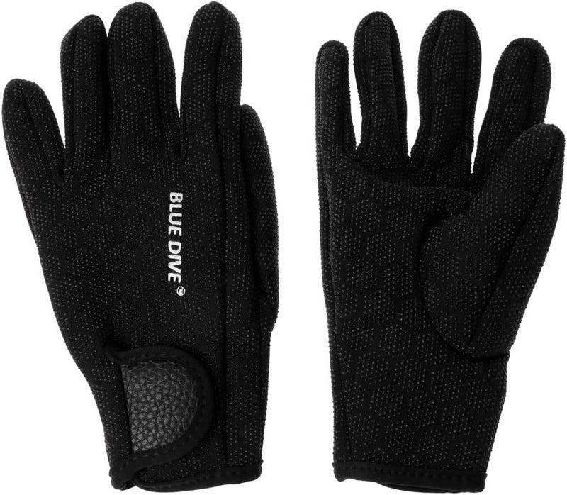 klarako 1 Pair 1.5mm Neoprene Anti slip Comfortable Wetsuits Five Finger Gloves for Scuba Diving Surfing Winter Swimming Black/Pink - Image 5
