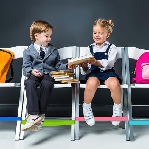 rookea 6 Pack Chair Bands for Kids with Fidgety Feet, ADHD Tools for Kids, ROOKEA Sensory Room Must Haves for Adhd Kids Fidget Chair Bands Autism Classroom Must Haves ADHD Tools for Classroom Home Chairs - Image 5