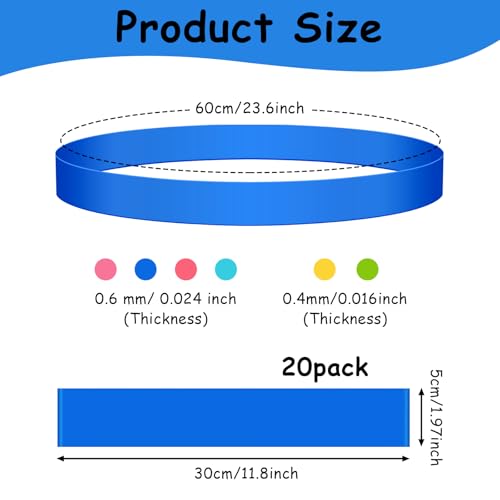 rookea 6 Pack Chair Bands for Kids with Fidgety Feet, ADHD Tools for Kids, ROOKEA Sensory Room Must Haves for Adhd Kids Fidget Chair Bands Autism Classroom Must Haves ADHD Tools for Classroom Home Chairs - Image 2