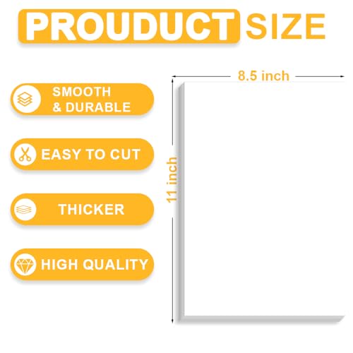 Getvow (3-Pack) Premium Printer Paper, A4 (8.3"x 11.7") Blank Copy Paper, Unpunched, Blank Papers, 28lb Bond/100gsm, 150 Sheets/300 Pages - Image 3