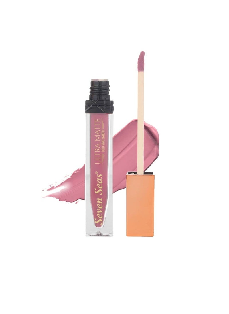 Seven Seas Seven Seas Ultra Smooth Matte Liquid Lipstick Smooth Lip Color Weightless Finish Long Lasting Matte Liquid Lipstick for Women Castro 1  - Image 1
