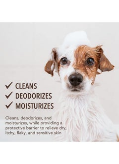 Sergeant's Sergeant’s Fur-So-Fresh Oatmeal Dog Grooming Shampoo for Sensitive Skin, Milk and Honey Scent, Dog Bath Product, 18oz  - Image 2