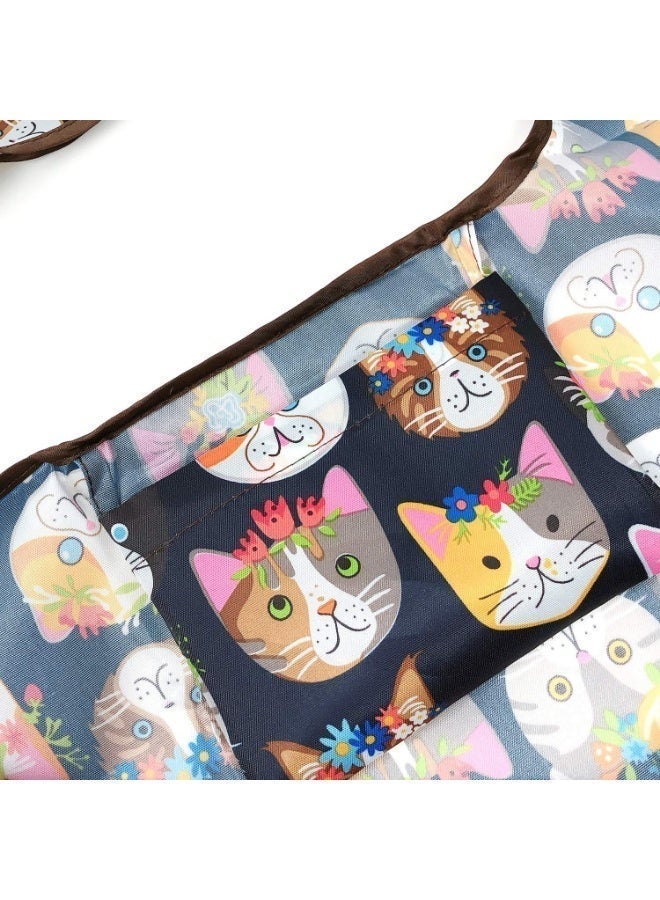 Foldable Reusable Grocery Shopping Bags, Eco-Friendly Waterproof Tote Bags, Lightweight Durable Heavy Duty, Foldable Fits in Pocket, Machine Washable for Daily Travel Shopping - Image 3