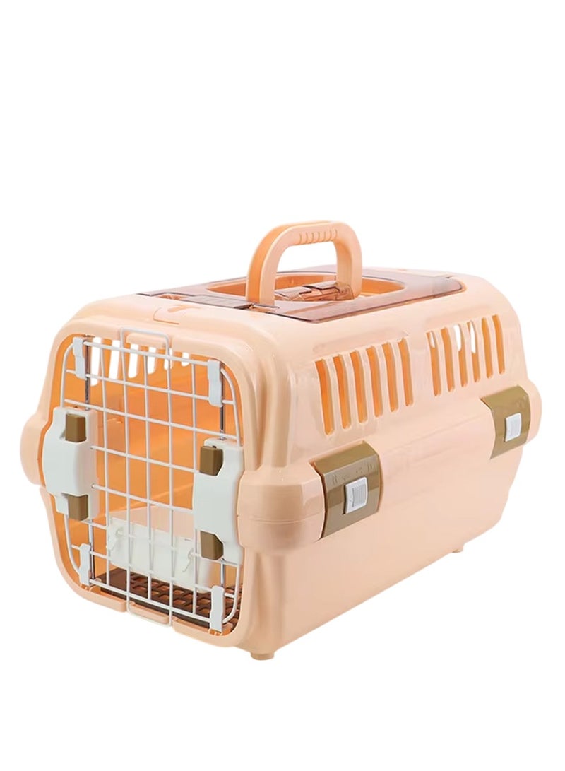 Durable Pet Crate for Small and Medium Dogs, Cats, and Small Animals – Lightweight, Washable, with Top & Front Opening Door, Ventilated, Travel-Friendly, and Easy Assembly - Image 1