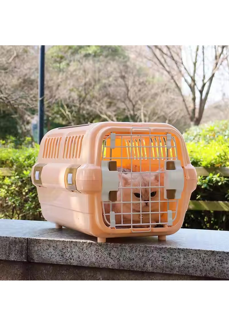 Durable Pet Crate for Small and Medium Dogs, Cats, and Small Animals – Lightweight, Washable, with Top & Front Opening Door, Ventilated, Travel-Friendly, and Easy Assembly - Image 5