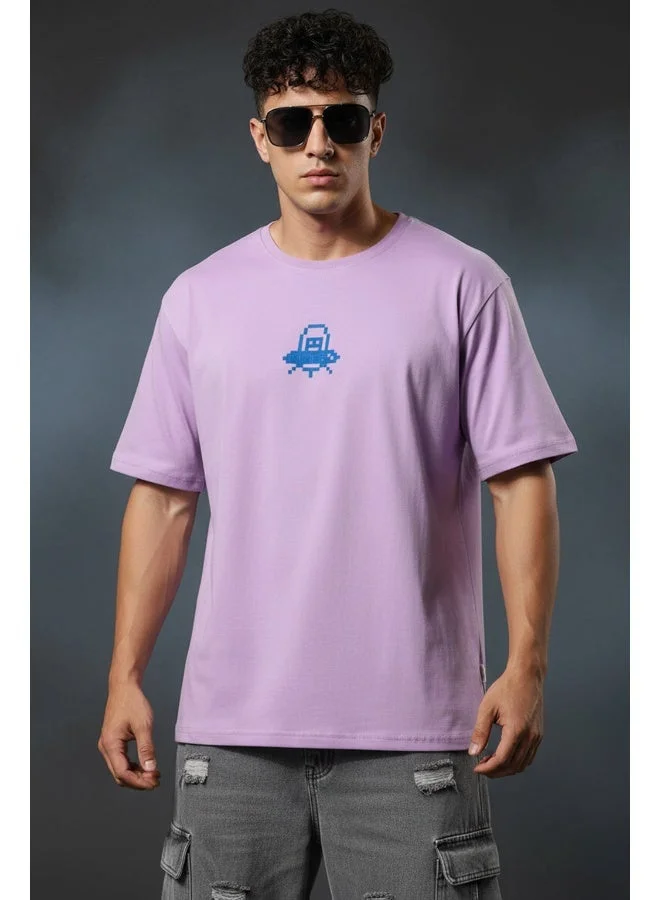 فيردو Veirdo®_Pure Cotton Oversized Loose Baggy Fit Round Neck Half Sleeve Cool Graphic Printed T-Shirt for Men & Boys (Sizes: S to 2XL) (OS_100_123GMOVR_LLC_S)