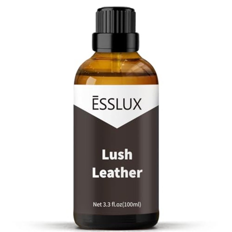زيت ناشر للعلاج العطري المنزلي للتدليك والصابون وصناعة الشموع؛ زيت عطري معطر بالجلد 100 مل باللون البني، مصنوع من مكونات طبيعية فاخرة لرائحة تدوم طويلاً - Image 1