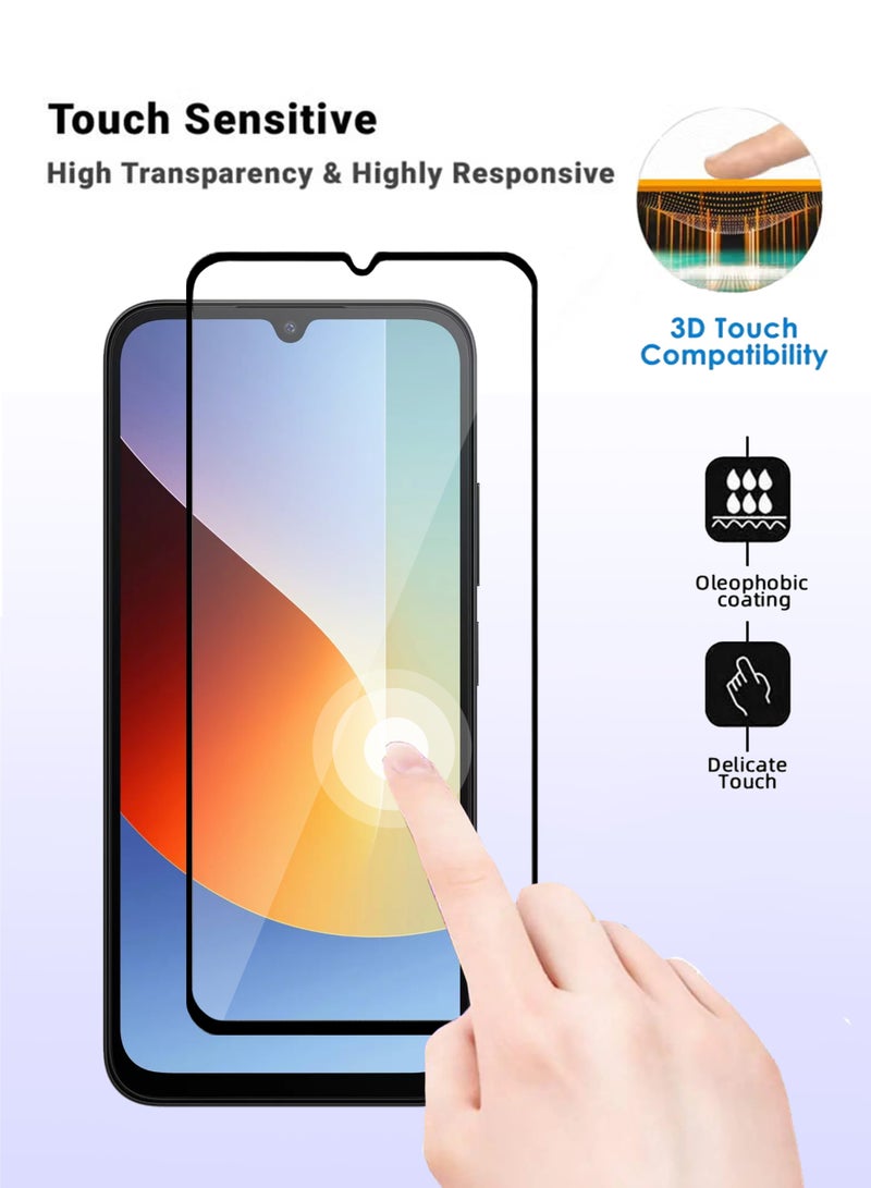 JOMILA Xiaomi Redmi A7 Pro Screen Protector - Premium Full Screen Tempered Glass For Xiaomi Redmi A7 Pro , High Transparency, Delicate Touch, Anti-Explosion, Smooth Arc Edges, Easy Installation - Image 2