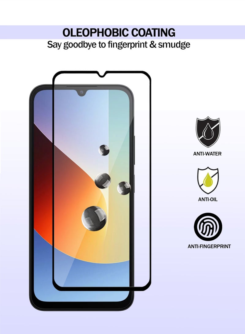 JOMILA Xiaomi Redmi A7 Pro Screen Protector - Premium Full Screen Tempered Glass For Xiaomi Redmi A7 Pro , High Transparency, Delicate Touch, Anti-Explosion, Smooth Arc Edges, Easy Installation - Image 3