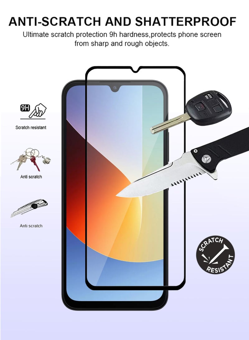 JOMILA Xiaomi Redmi A7 Pro Screen Protector - Premium Full Screen Tempered Glass For Xiaomi Redmi A7 Pro , High Transparency, Delicate Touch, Anti-Explosion, Smooth Arc Edges, Easy Installation - Image 4