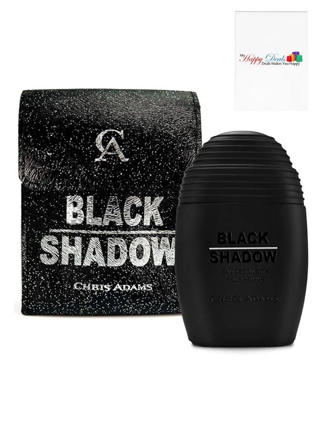 Chris Adams - Chris Adams Black Shadow Perfume 100 ml Eau de Toilette for Men - Image 1