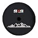 Aolowewin for Jeep Spare Tire Cover with Camera Hole Camera Hole Position Holder Spare Wheel Protector fit for Wrangler Compass XL Size 24575R17 25570R18 28570R17 - Image 2
