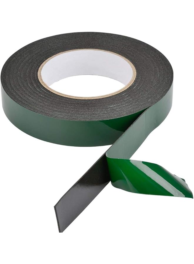 erorex Foam Tape Double Sided Waterproof Mounting Tape Adhesive Sponge Tape For Automotive Grade Car Trims Number Plate Fixing 10M*L 2.5Cm*W - Image 1