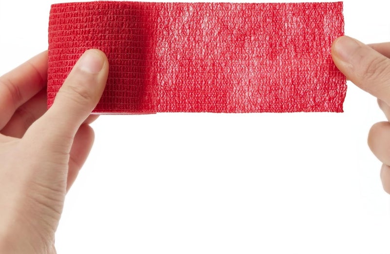 SHIELD PLUS Tattoo Aftercare Healing Wrap - Second Skin Waterproof & Breathable Film | Anti-Bacterial Barrier for New Tattoos (Red) (1Pcs) - Image 2