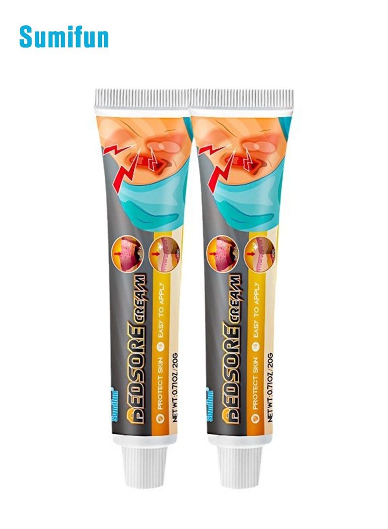 Sumifun 2 Pack Bedsores Healing Cream 20g Fast Acting Sore Relief Ointment for Wound Care and Pressure Ulcers - Image 5