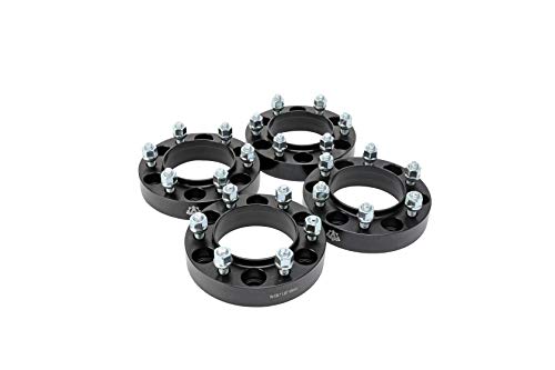 AA Ignition Wheel Spacer Set of 4-6 Lug 1.25 inch 32mm Hub Centric 6x5.5 - Compatible with Toyota Vehicles - 1996-2018 4Runner, 01-07 Sequoia, 2001-18 Tacoma, 00-06 Tundra, FJ Cruiser - 6x139.7mm - Image 1