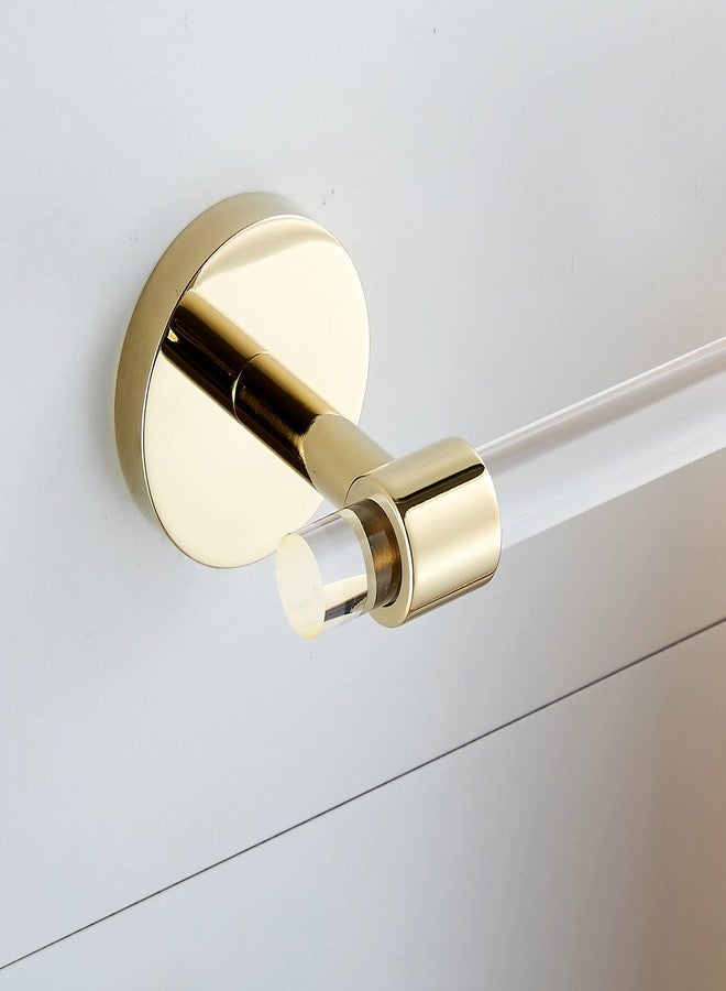 SHUNLI Acrylic Gold Towel Bar Towel Rack 16 inch for Bathroom,Wall Mounted Towel Holder Towel Hanger Modern SHUNLI - Image 1