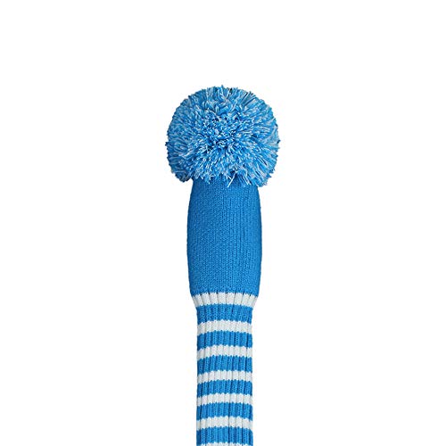 Scott Edward Blue White Stripes Golf Club Covers Set of 3 fit for Driver Wood(460cc), Fairway Wood, Hybrid(UT), for Men/Women Golfers, Individualized Looking (Blue White Stripes) - Image 5