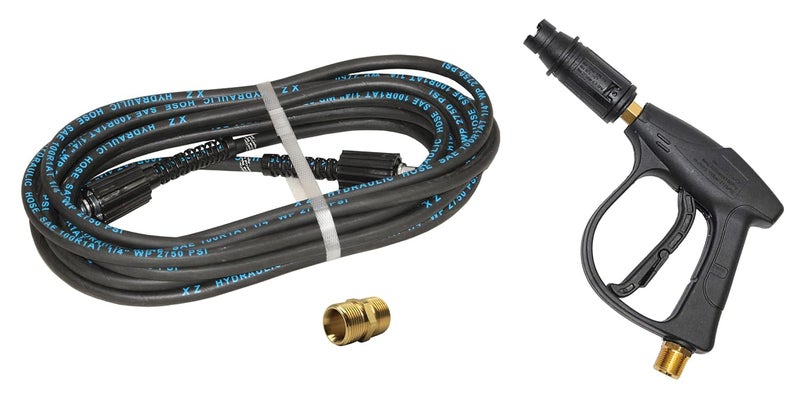 Digital Craft Hydraulic Pressure Washer Hose Pipe 2750PSI M2215 14mm High Pressure Washer Hose Spray Water Hydraulic Pressure Washer Pipe 8MTRPipe Joint Connector M22Pressure Washer Gun