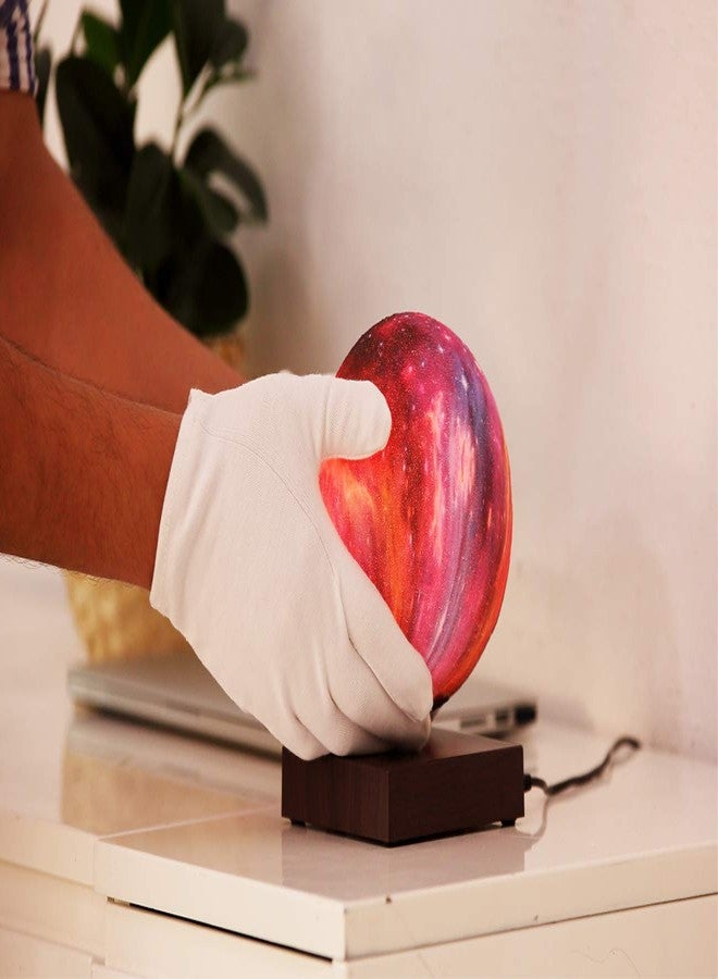 VGAzer Levitating Moon Lamp Floating and Spinning in Air Freely with Gradually Changing LED Lights Between 7 Colors,Decorative Light for Kids Lover Friends (Square Base) - Image 3