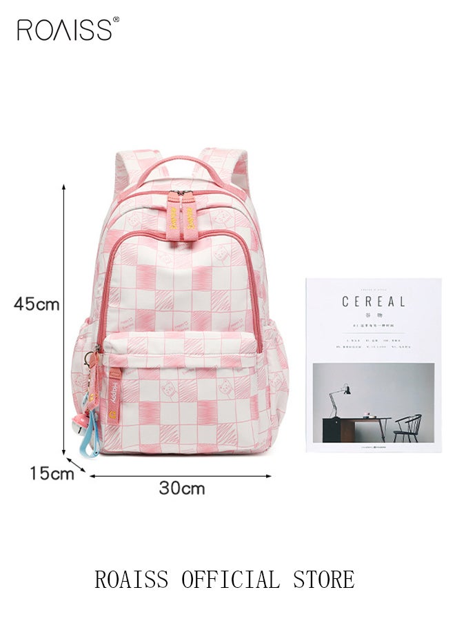 رويس حقيبة ظهر سعة كبيرة تحتوي على جيب للكمبيوتر المحمول بحجم 14 بوصة طوابع كتف واسعة ومعززة مقاومة للماء والتآكل - Image 4