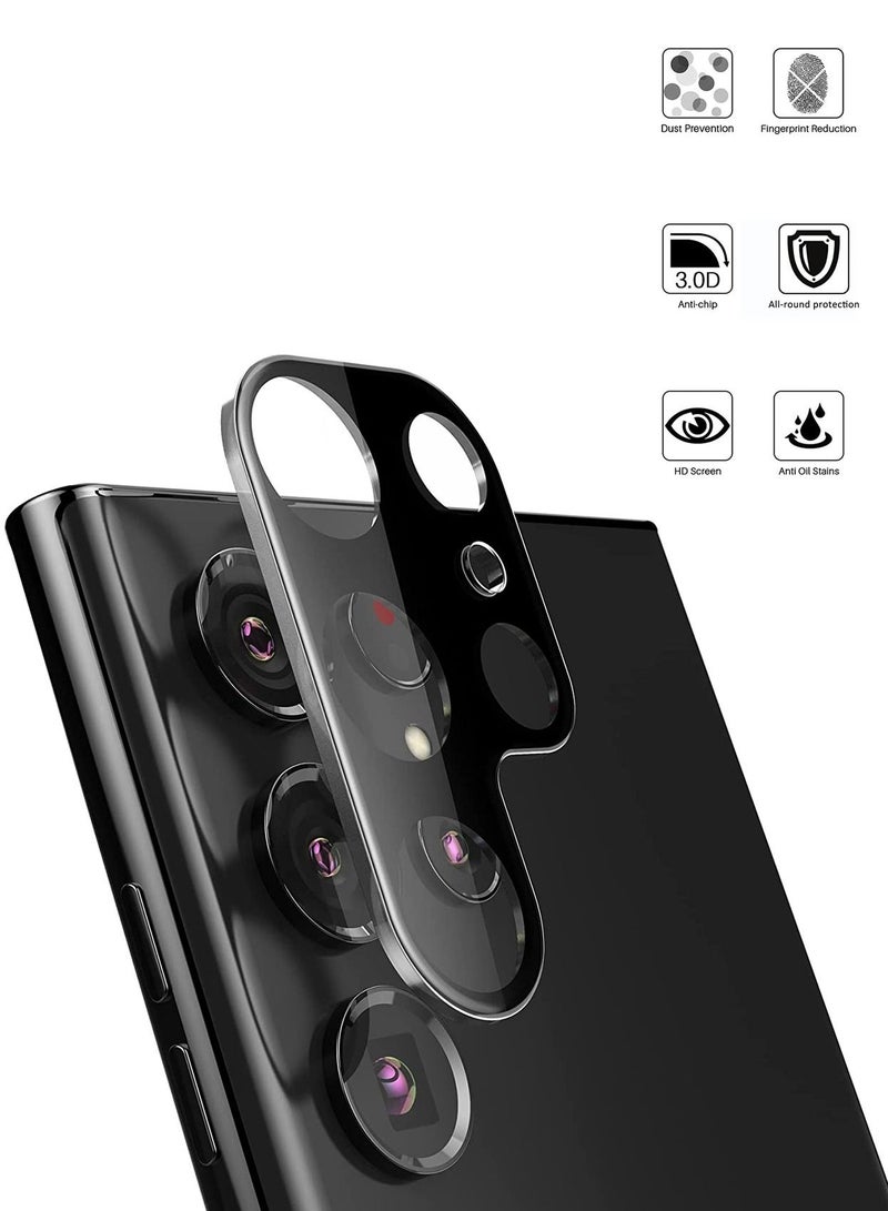 Wtech Samsung Galaxy S23 Ultra 5G Premium Tempered Glass Camera Lens Protector (MLHCCR) - Clear  - Image 2