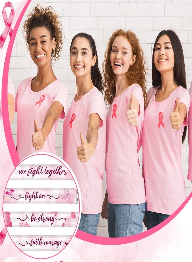 Tinlade 60 Pcs Breast Cancer Awareness Pencils with Erasers Wood Cased Pink Ribbon Pencils Bulk Breast Cancer Awareness Bulk Items for Women Gift Party Favors Office Supplies - Image 4